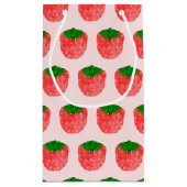 Aardbeitekening Aangepaste tekst Klein Cadeauzakje (Achterkant)