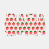 Aardbeitekening Bedankdoosjes (Uitgevouwen)