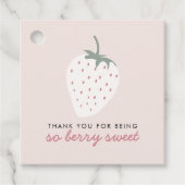 aardbeivelden Berry Sweet Bedankjes Labels (Voorkant)