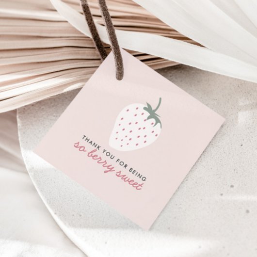 aardbeivelden Berry Sweet Bedankjes Labels