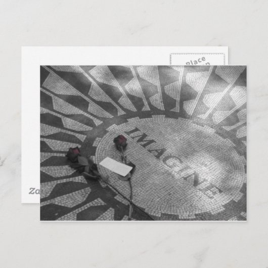 aardbeivelden briefkaart (Voorkant / Achterkant)