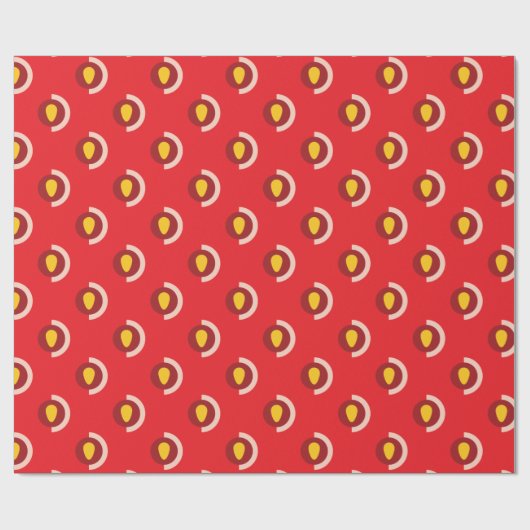 aardbeivelden cadeaupapier (Vlak)