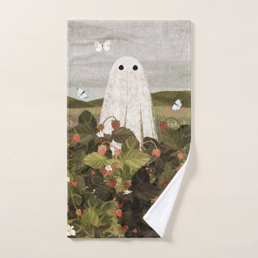 aardbeivelden handdoek (Handdoek)