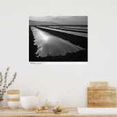 aardbeivelden met Hoesjes voor plastische fumigati Poster (Keuken)