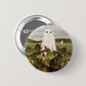 aardbeivelden ronde button 5,7 cm (Voorkant /achterkant)