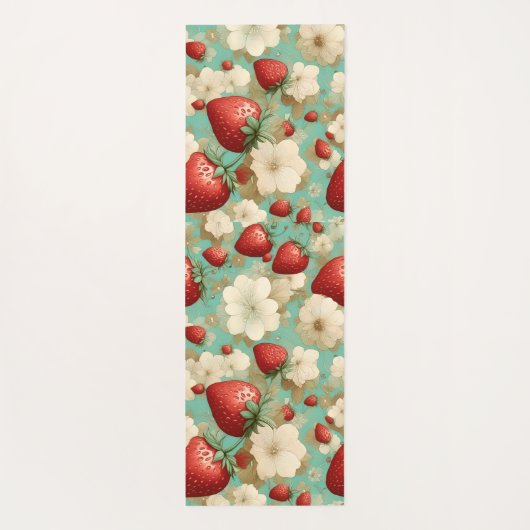 aardbeivelden yogamat (Achterkant)