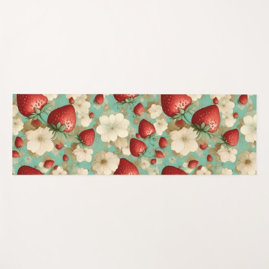 aardbeivelden yogamat (Voorkant (horizontaal))