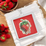 Aardbeiverzilverd Ketting<br><div class="desc">🖤</div>