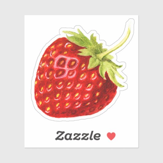  aardbeivruchten sticker (Vel)