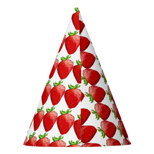 aardbeizomervertraging feesthoedjes (Achterkant)