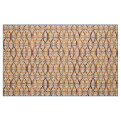Aardbekkens - bruin en kamelbruin stof (Fat Quarter)