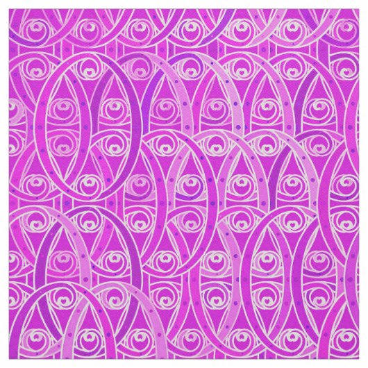 Aardbekkens - lavendel en orchidee stof (Swatch)