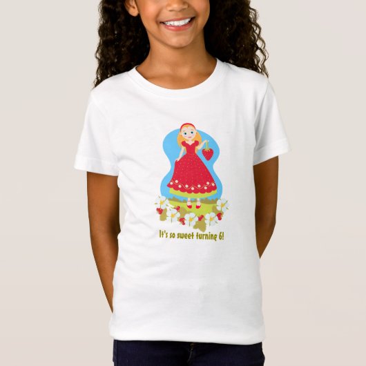 Aardbery Birthday Girl T-shirt (Voorkant)