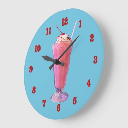 Aardbes Milkshake Grote Klok (Hoek)