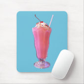 Aardbes Milkshake Muismat (Met muis)