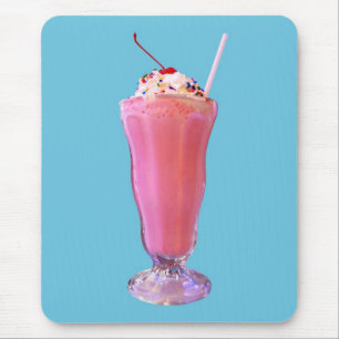 Aardbes Milkshake Muismat