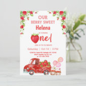 Aardbessen zijn een uitnodiging voor het vieren va (Staand voorkant)