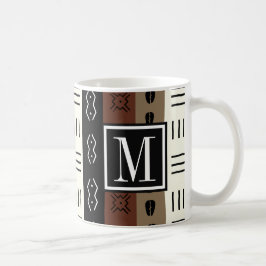 Aardbeugelmoedafdruk - Patroonmonogram Koffiemok