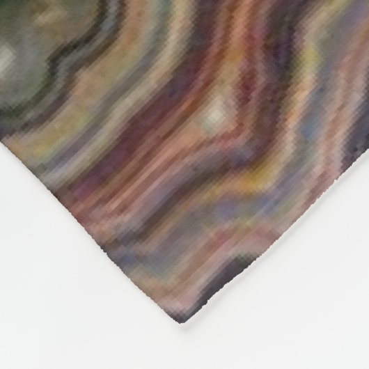 Aardbeukte Agate Crystal Fleece Blanket (Hoek)