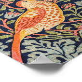 Aardbevendief William Morris Poster (Hoek)