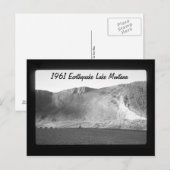 Aardbeving Lake Slide Aftermath Montana Briefkaart (Voorkant / Achterkant)