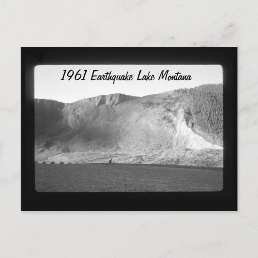 Aardbeving Lake Slide Aftermath Montana Briefkaart (Voorkant)