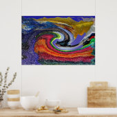 Aardbeving Poster (Keuken)