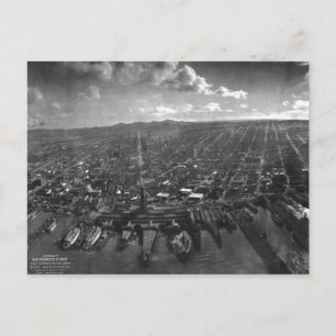 Aardbeving San Francisco Ruins of Panorama van 190 Briefkaart