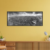 Aardbeving San Francisco Ruins of Panorama van 190 Canvas Afdruk (Insitu (Woonkamer))