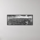 Aardbeving San Francisco Ruins of Panorama van 190 Canvas Afdruk (Voorkant)