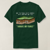 Aardbeving Sorry dat ik fault Geology Science Teac T-shirt (Design voorkant)
