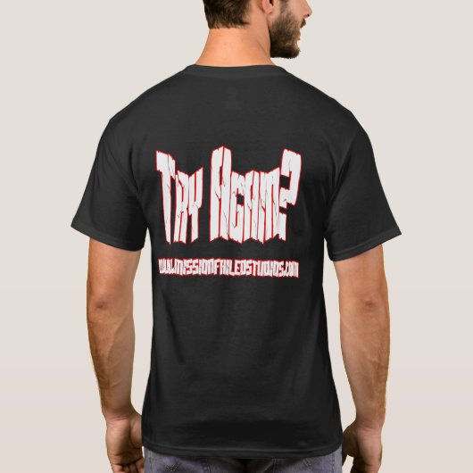 Aardbeving T-shirt (Achterkant)