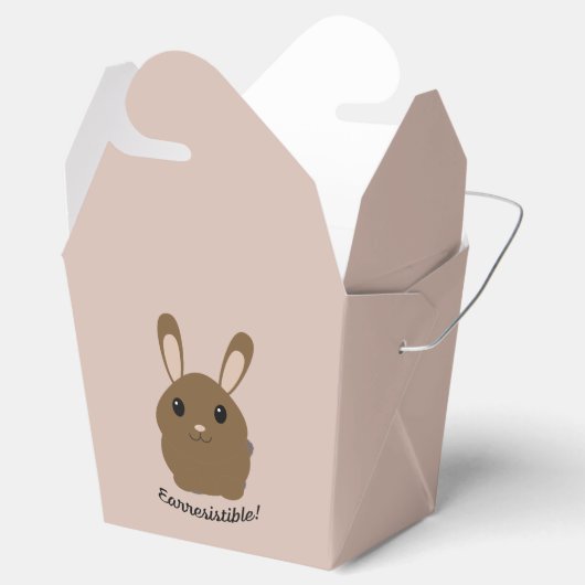 Aardbevingbare Bunny Bedankdoosjes (Geopend)