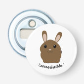 Aardbevingbare Bunny Button Flesopener (Voorkant)