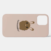 Aardbevingbare Bunny Case-Mate iPhone Case (Achterkant (horizontaal))