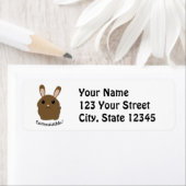 Aardbevingbare Bunny Etiket (Insitu)