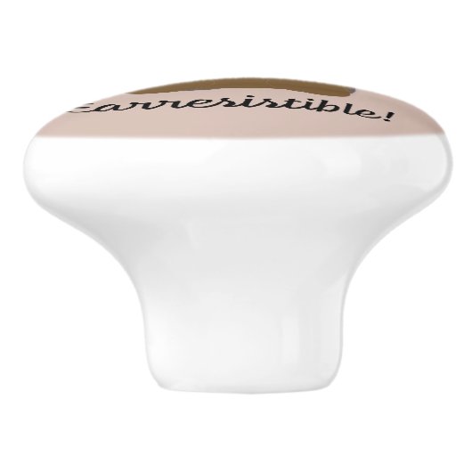 Aardbevingbare Bunny Keramische Knop (Zijkant)