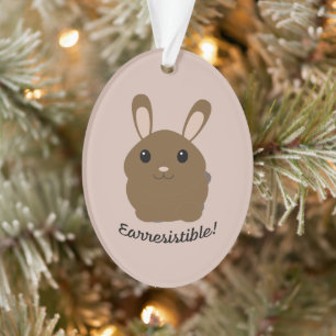 Aardbevingbare Bunny Ornament