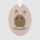 Aardbevingbare Bunny Ornament (voorkant)