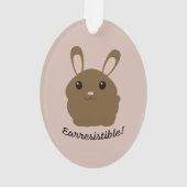 Aardbevingbare Bunny Ornament (achterkant)