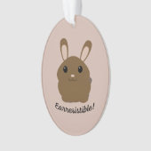 Aardbevingbare Bunny Ornament (voorkant)