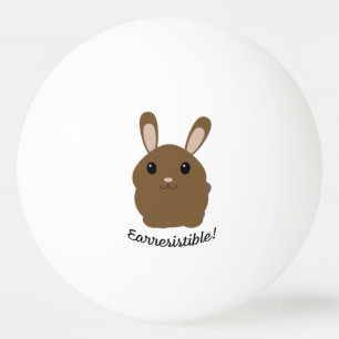 Aardbevingbare Bunny Pingpongbal