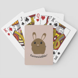 Aardbevingbare Bunny Pokerkaarten