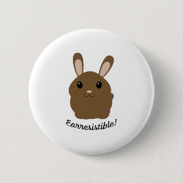 Aardbevingbare Bunny Ronde Button 5,7 Cm