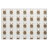 Aardbevingbare Bunny Stof (Fat Quarter)