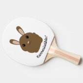 Aardbevingbare Bunny Tafeltennisbatje (Zijkant)