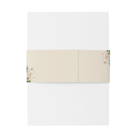 Aardbevingen, het huwelijk van, beige bruiloft uitnodigingen wikkel (Achterkant Voorbeeld)