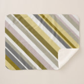 "Aardbevingen", roestachtige tapijten Sherpa Deken (Voorkant (horizontaal))