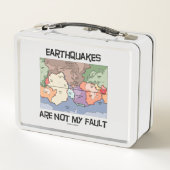 Aardbevingen zijn niet mijn Fault Bord Tectonics M (Achterkant)