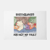 Aardbevingen zijn niet mijn Fault Bord Tectonics M Deurmat (Voorkant)